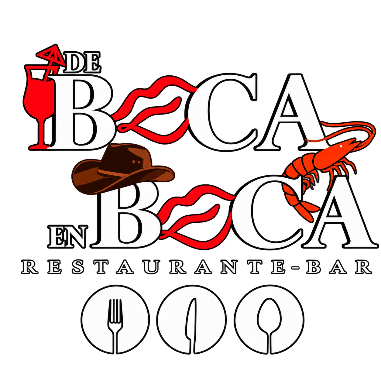Logotipo de De Boca en Boca Restaurante-Bar
